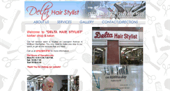 Desktop Screenshot of deltahairstylist.com